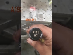 قضيب مطلي بأكسيد Ptef ملون ينتهي بمسامير Acme قضيب ملولب مع صواميل