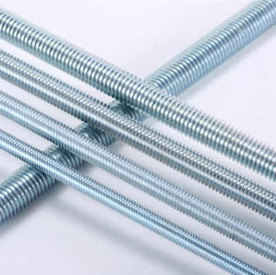 جودة  ISO9001 Gr8.8 Zinc Plated Thread Rods Galvanized Full Thread Bar Bolts مصنع