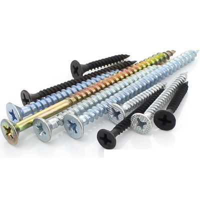 جودة  Flat Bugle Head Drywall Screws Fine Coarse Thread Self Drilling Wood Screw DIN 18182 مصنع