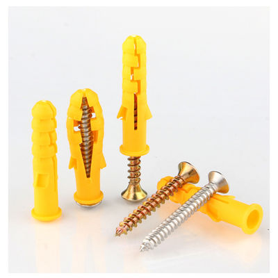 جودة  Plastic Drywall Wall Anchors Nylon Wall Plug Anchor With Self Tapping Screws For Plasterboard مصنع