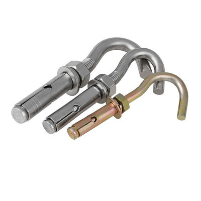 جودة  Ring Hook Concrete Sleeve J Type Expansion Anchor Bolts Zinc Plated Stainless Steel مصنع